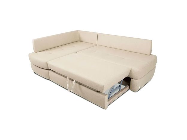 Угловой диван Арно цвет белый,бежевый (фото 162708)
