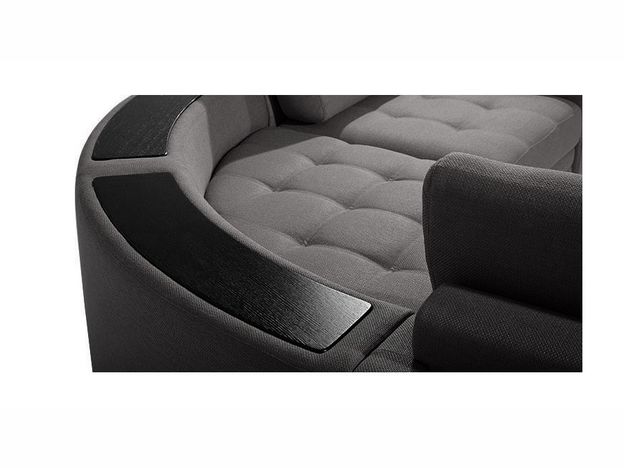 Угловой диван Бруно цвет серый (фото 13688)