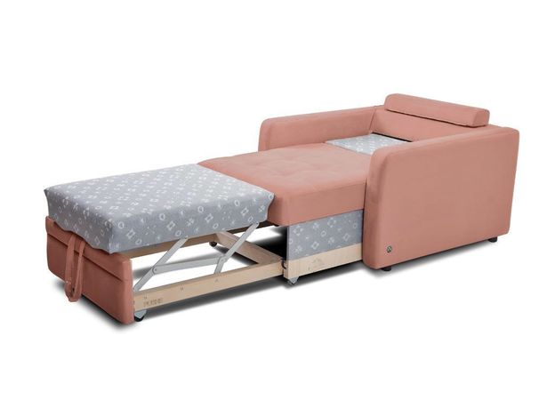 Кресло-кровать Бруно цвет красный,розовый (фото 116076)