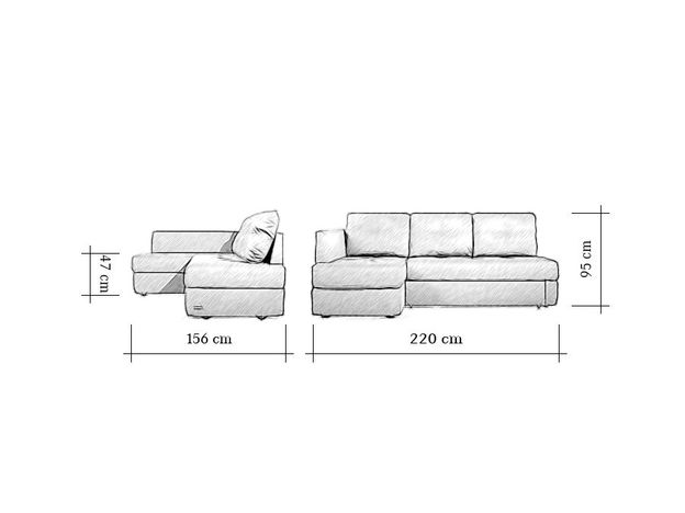 Угловой диван Арно цвет белый,бежевый (фото 162721)