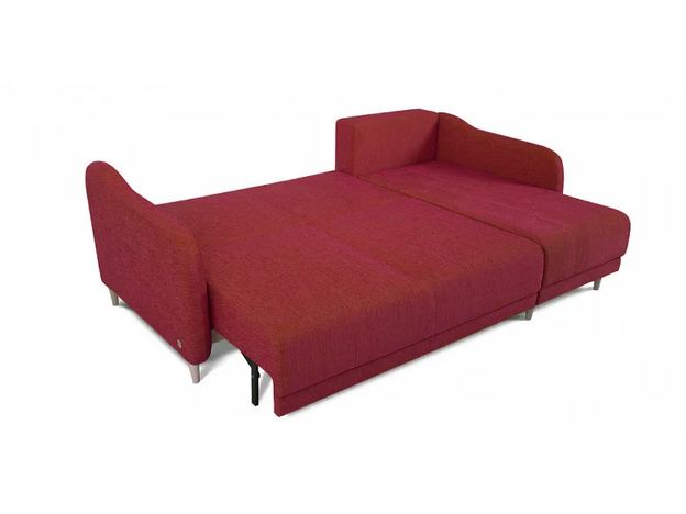 Угловой диван Бьерг цвет красный,бордовый (фото 155979)