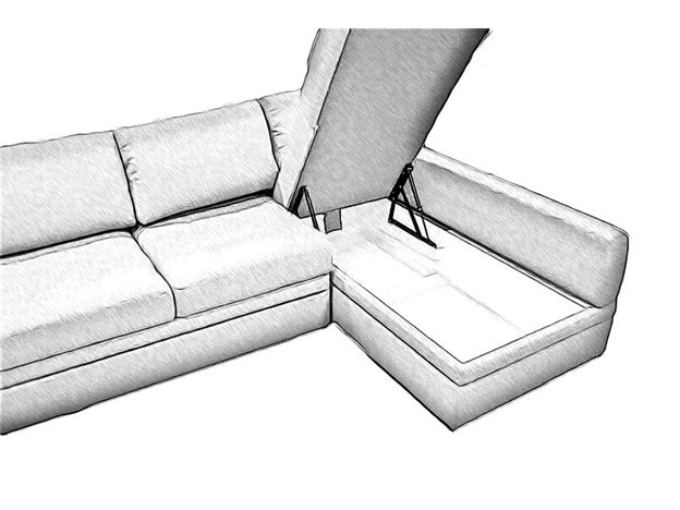 Угловой диван Бруно цвет коричневый (фото 145736)