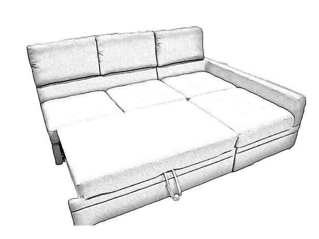 Угловой диван Бруно цвет бежевый (фото 145629)