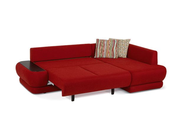 Угловой диван Гранде цвет красный (фото 13026)