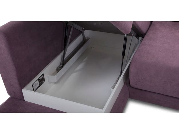 Угловой диван Гранде цвет фиолетовый,сиреневый (фото 163536)
