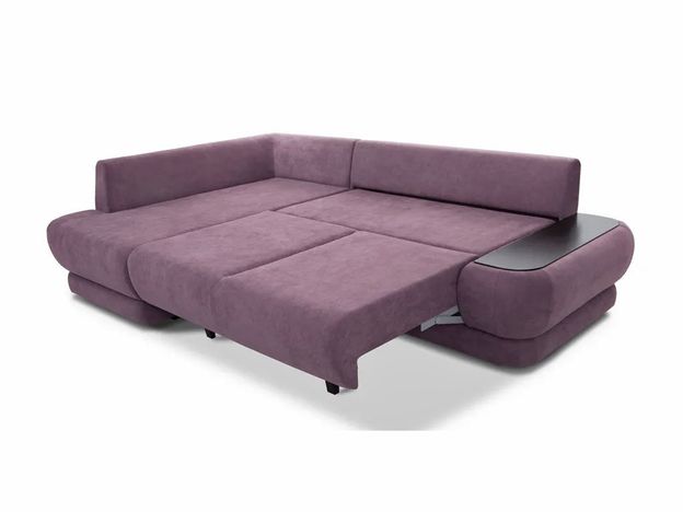 Угловой диван Гранде цвет фиолетовый,сиреневый (фото 163538)