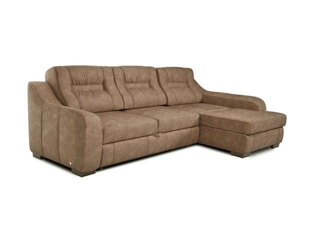 Угловой диван Ройс цвет коричневый (фото 115613)