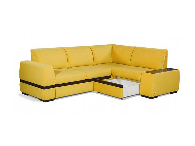Угловой диван Миста цвет желтый (фото 13287)