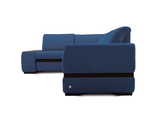 Угловой диван Миста цвет синий (фото 157332)