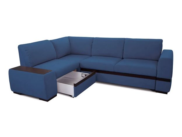 Угловой диван Миста цвет синий (фото 157333)