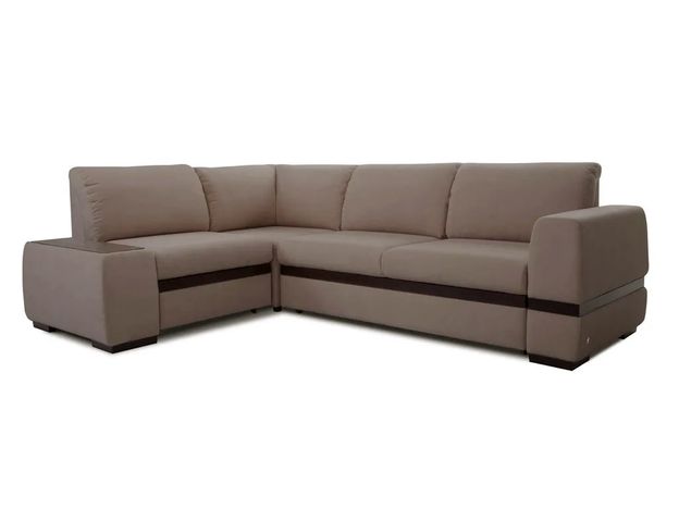 Угловой диван Миста цвет коричневый (фото 157349)