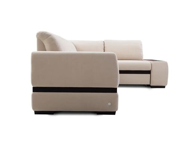 Угловой диван Миста цвет бежевый (фото 157374)