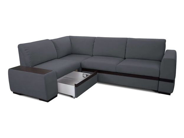 Угловой диван Миста цвет серый (фото 157411)