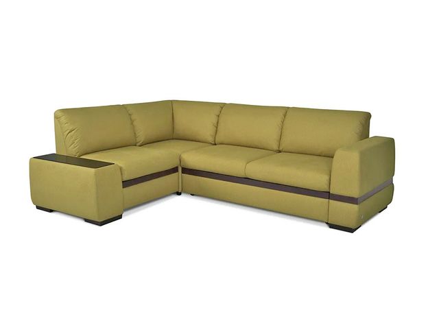Угловой диван Миста цвет зеленый (фото 157495)