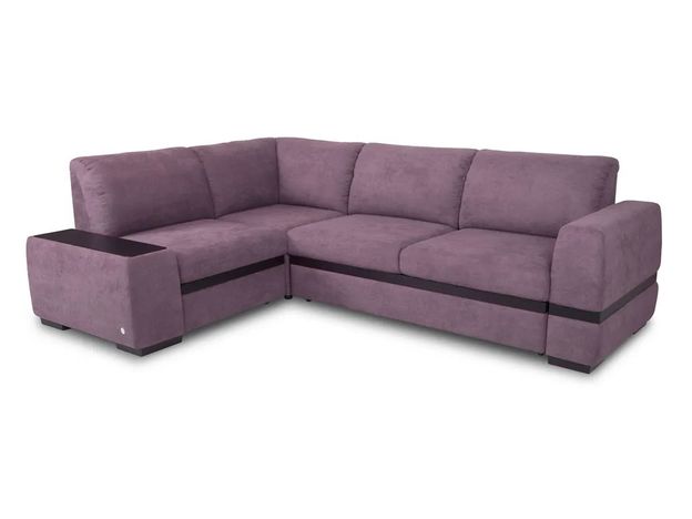 Угловой диван Миста цвет фиолетовый,сиреневый (фото 163650)