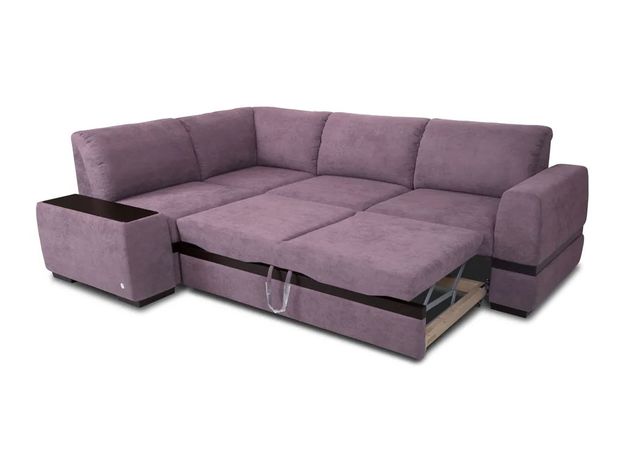 Угловой диван Миста цвет фиолетовый,сиреневый (фото 163654)
