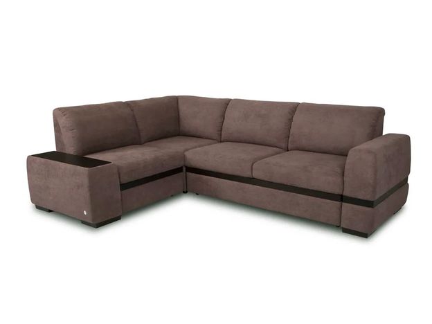 Угловой диван Миста цвет коричневый (фото 163685)