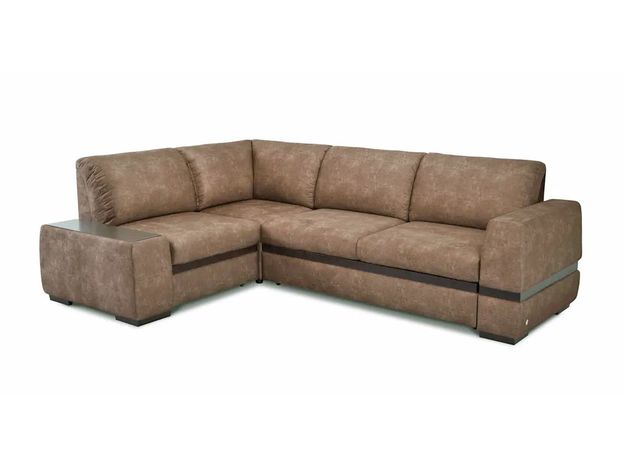 Угловой диван Миста цвет коричневый (фото 163737)