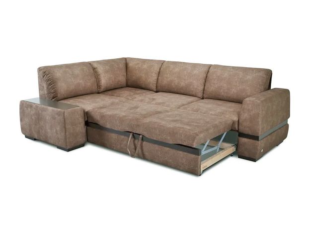 Угловой диван Миста цвет коричневый (фото 163740)