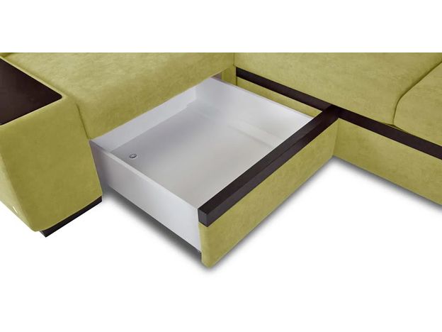 Угловой диван Миста цвет зеленый (фото 170987)