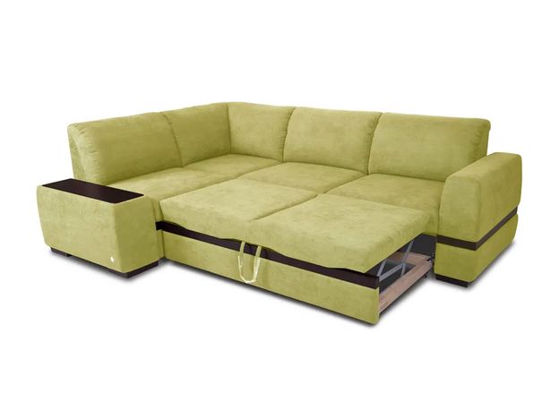 Угловой диван Миста цвет зеленый (фото 170989)