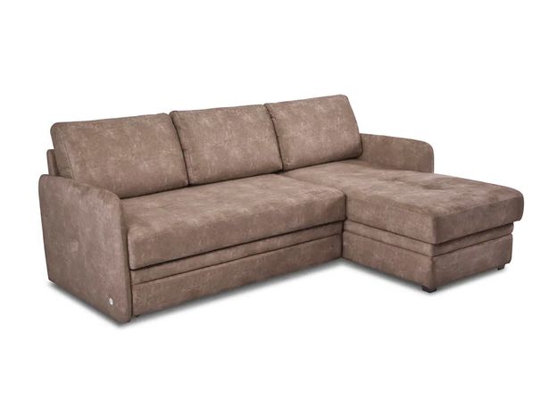 Угловой диван Флит цвет коричневый (фото 171392)