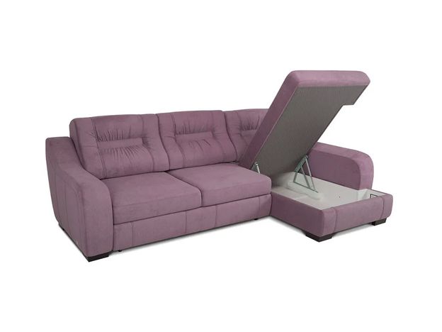 Угловой диван Ройс цвет фиолетовый (фото 159598)