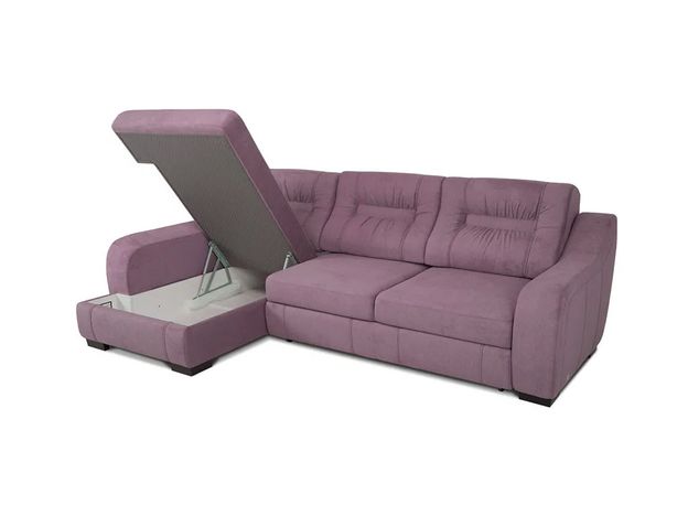 Угловой диван Ройс цвет фиолетовый (фото 159591)
