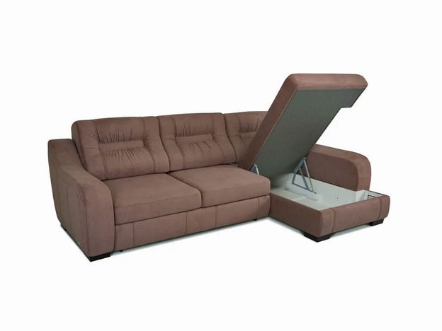 Угловой диван Ройс цвет коричневый (фото 163121)