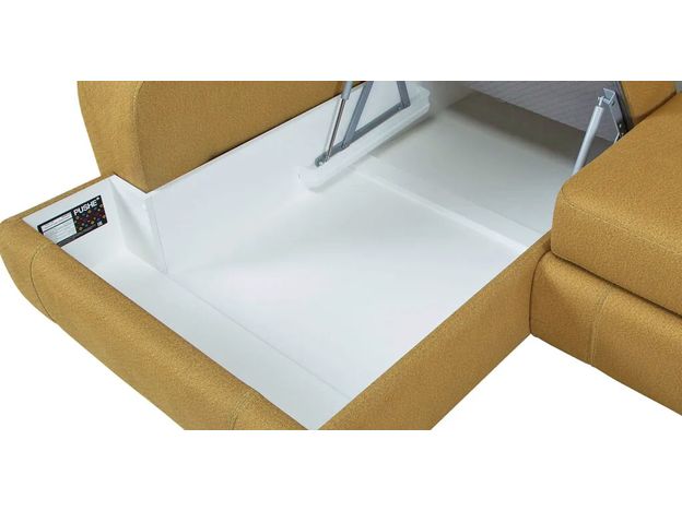 Угловой диван Ройс цвет желтый (фото 163197)