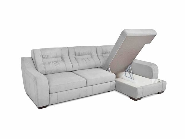 Угловой диван Ройс цвет серый (фото 171121)