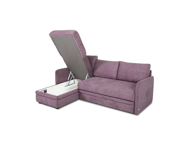 Угловой диван Флит цвет фиолетовый (фото 159282) Угловой диван Флит цвет фиолетовый (фото 159282)