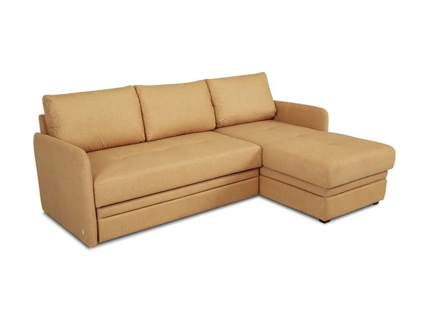 Угловой диван Флит цвет желтый (фото 159335)