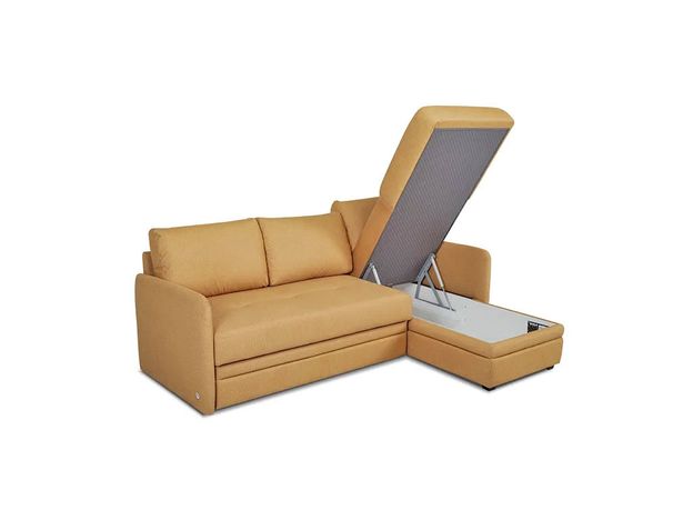 Угловой диван Флит цвет желтый (фото 159337)