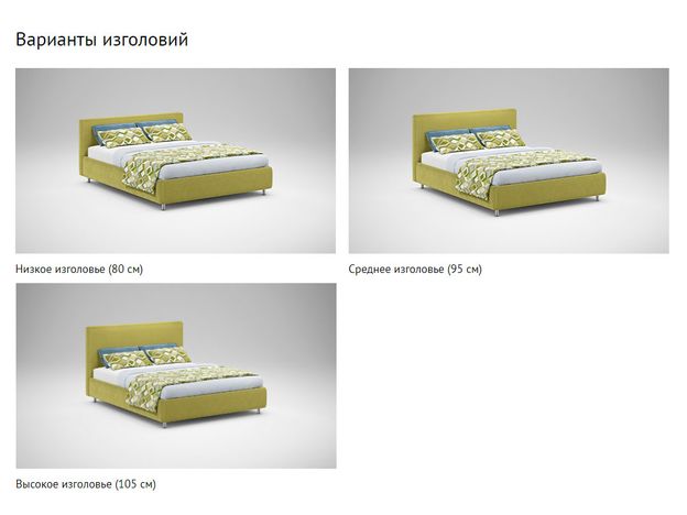Кровать с подъемным механизмом MOON 1166 цвет желтый,зеленый (фото 171911)