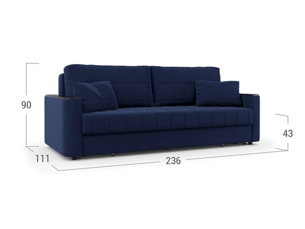 Диван Даллас 018 цвет синий (фото 146020) Диван Даллас 018 цвет синий (фото 146020)