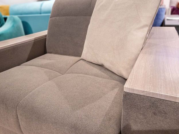 Кресло-кровать MOON 107 цвет бежевый,коричневый (фото 173863)