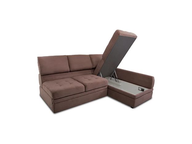 Угловой диван Бруно цвет коричневый (фото 175027)