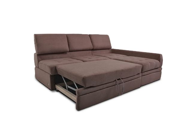 Угловой диван Бруно цвет коричневый (фото 175029)