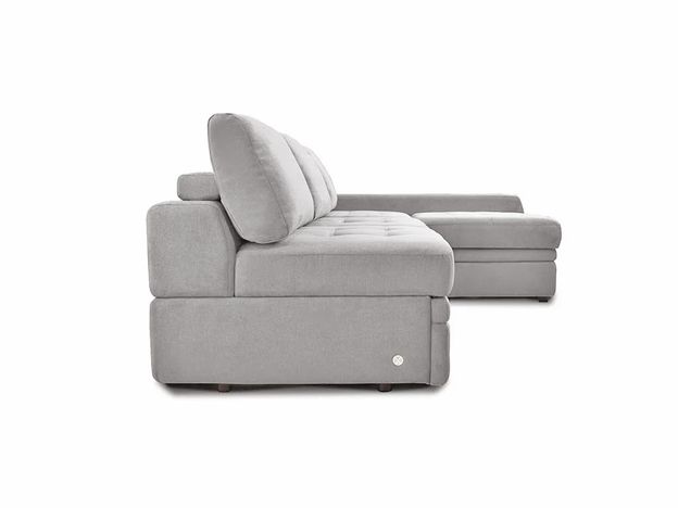 Угловой диван Бруно цвет серый (фото 175067)