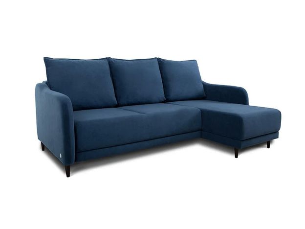 Угловой диван Бьерг цвет синий (фото 175238)
