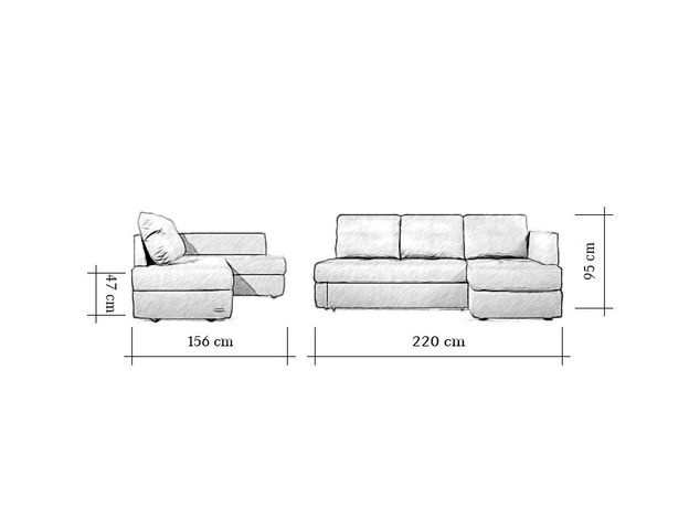 Угловой диван Арно цвет коричневый (фото 174646)