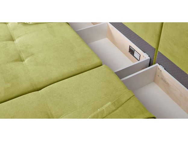Угловой диван Хэнк цвет зеленый (фото 175909)