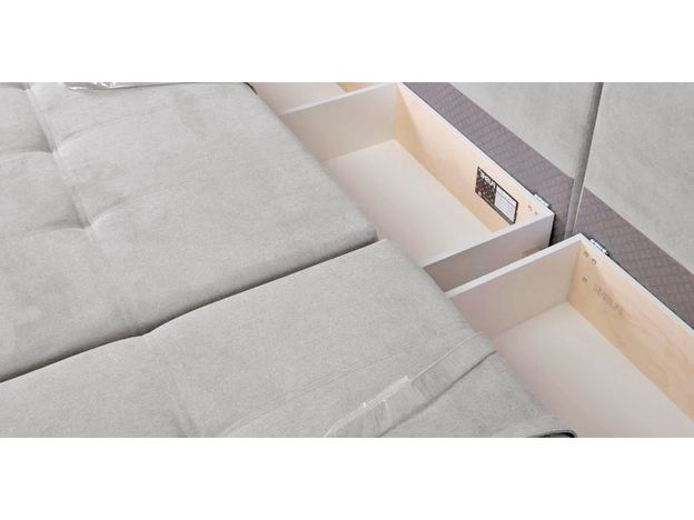 Угловой диван Хэнк цвет серый (фото 175930)