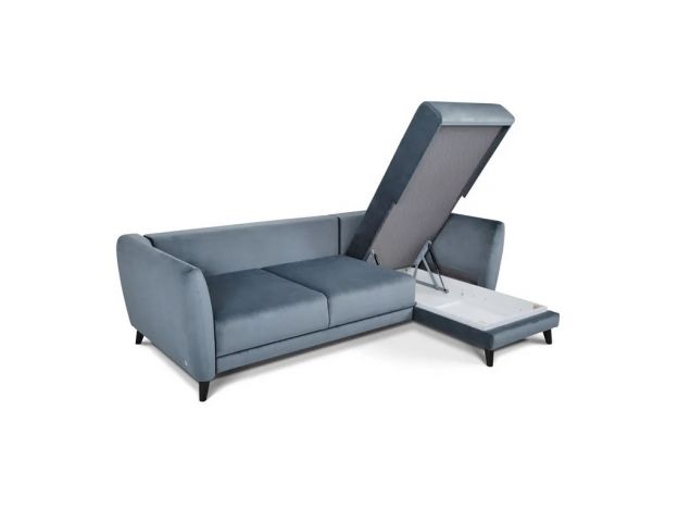 Угловой диван Фабьен цвет серый (фото 179898)