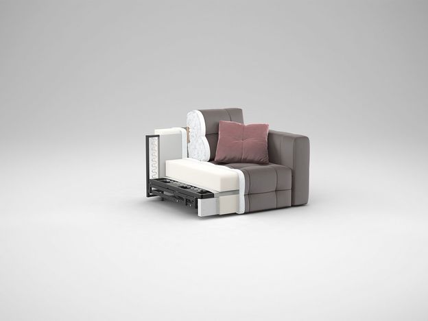 Кресло-кровать MOON 160 цвет бежевый (фото 182823)