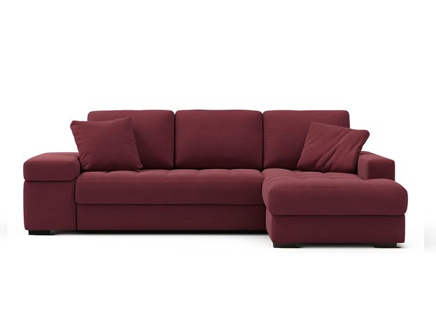 Угловой диван MOON 107 цвет красный,бордовый (фото 184254)