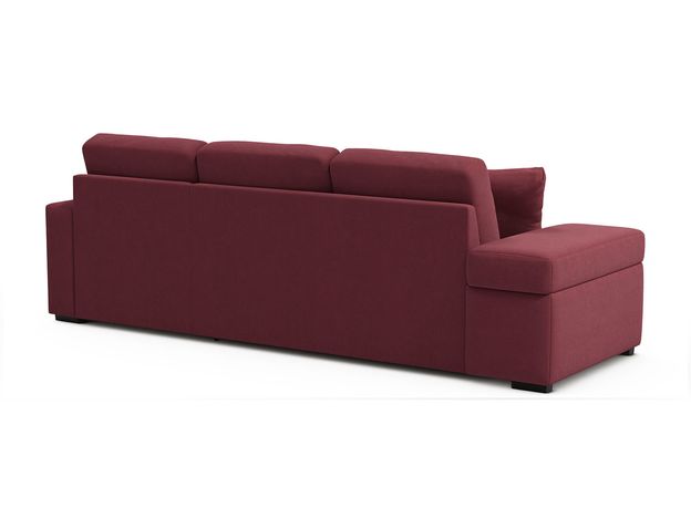 Угловой диван MOON 107 цвет красный,бордовый (фото 184255)