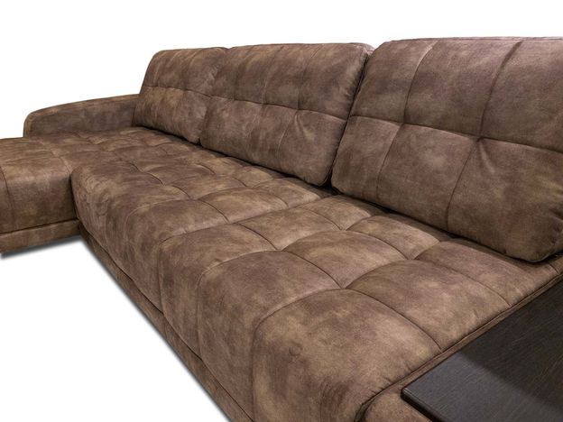 Угловой диван Джефферсон цвет коричневый (фото 143606)