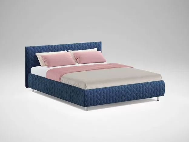 Кровать с подъемным механизмом MOON 1162 Persia цвет синий